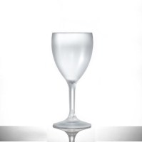 Elite Frosted 9oz Premium Wine Polycarbonate Reusable Glasses